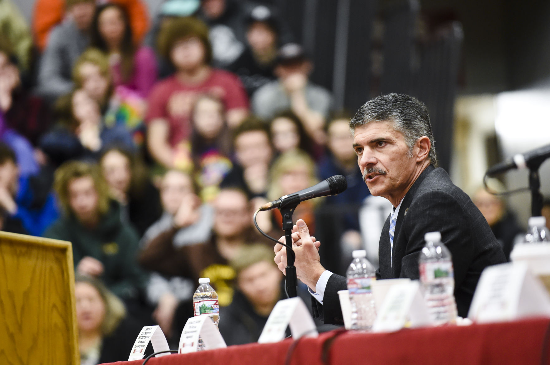 Bryan Lockerby, administrator at the Montana Department of Justice, discusses the hidden prevalance of opiate use in Montana Wednesday.